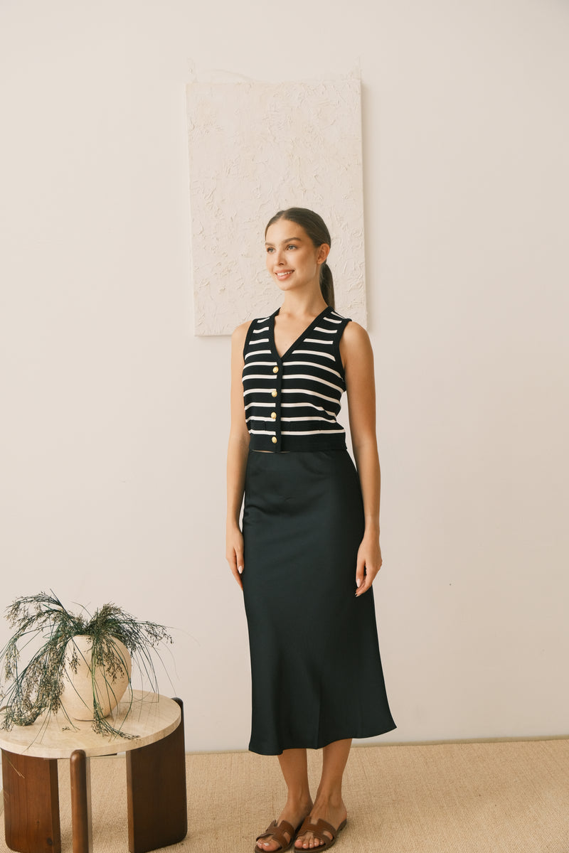 Paulette Stripe Vest