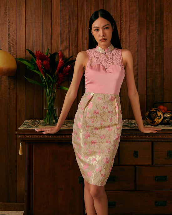 Rou Brocade Cheongsam Dress (Spring)