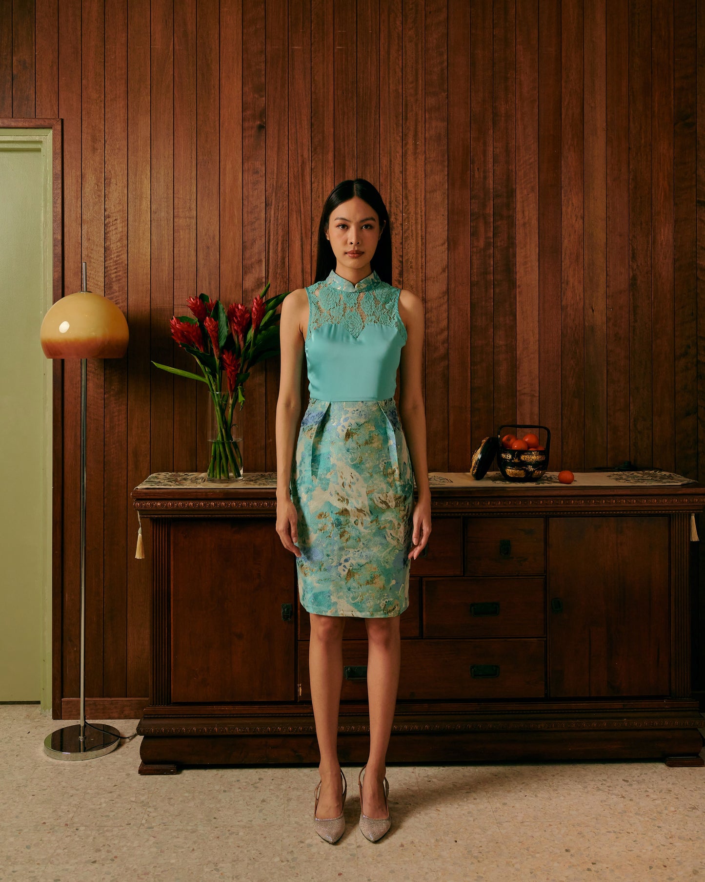 Rou Brocade Cheongsam Dress (Winter)