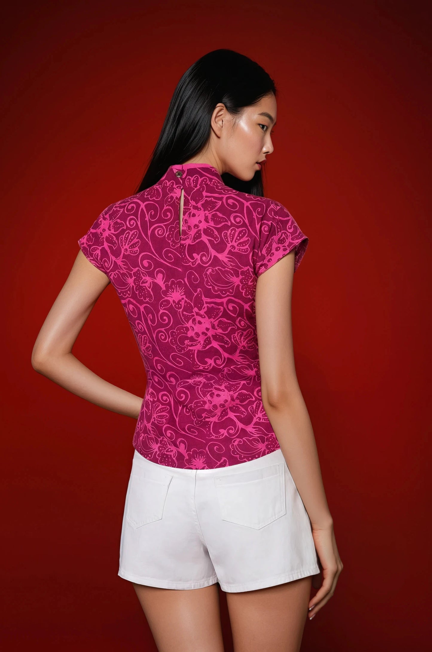 Batik Cropped Top (Yu)