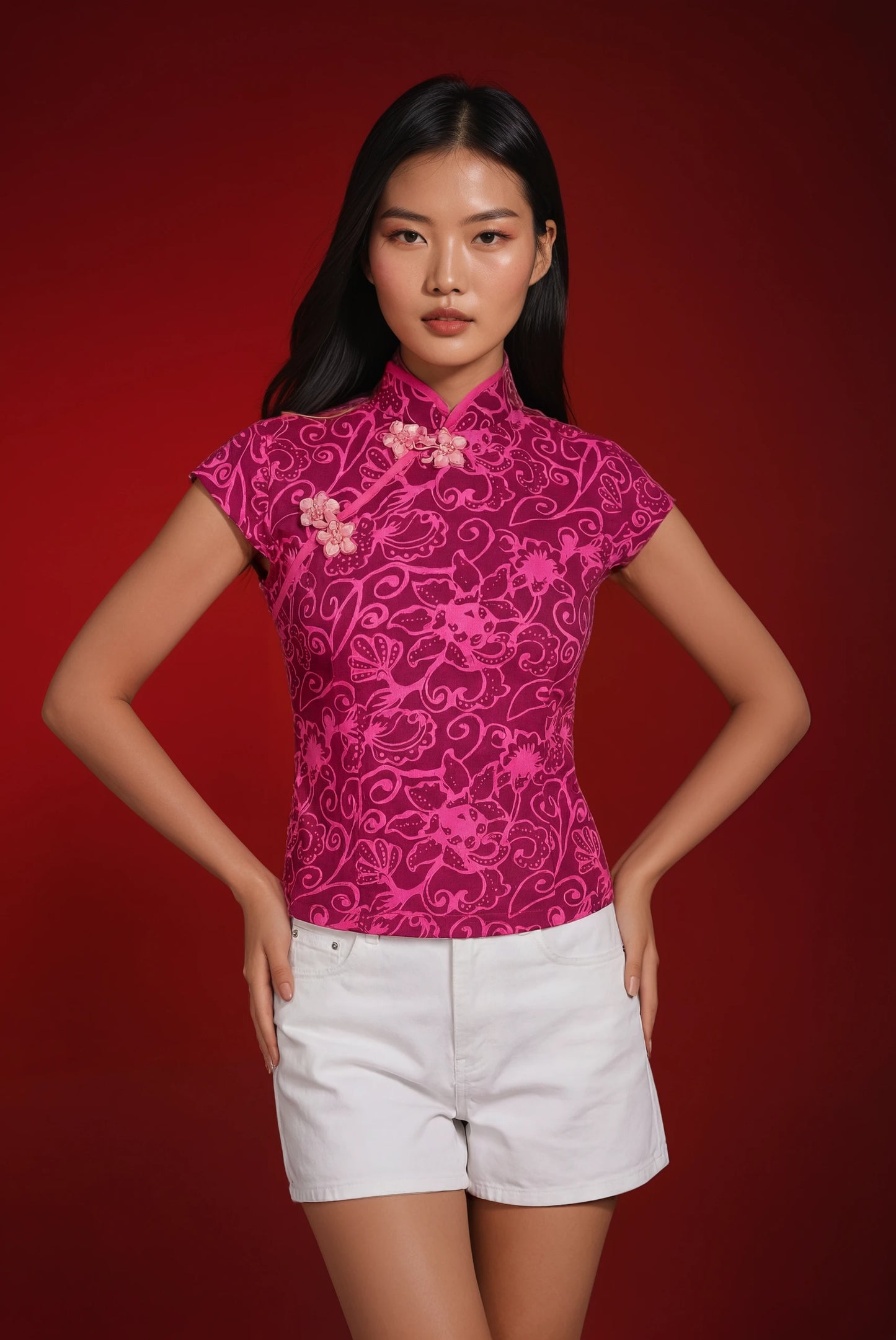 Batik Cropped Top (Yu)