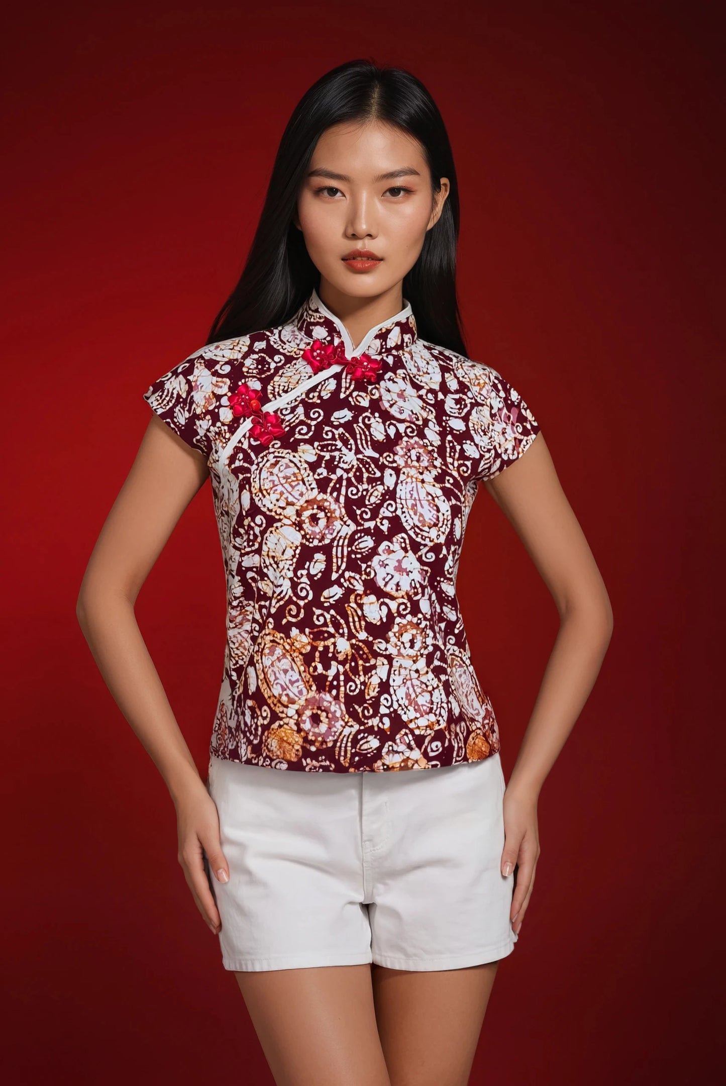 Batik Cropped Top (Xiu)