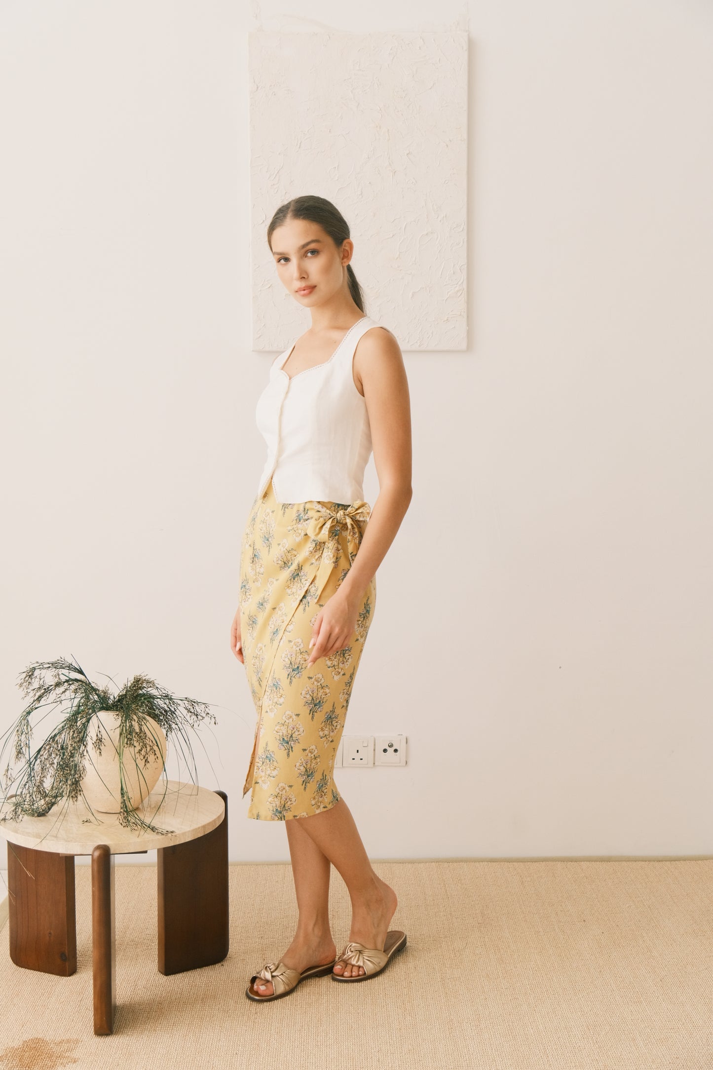 Lyla Wrap Skirt (Sunshine)