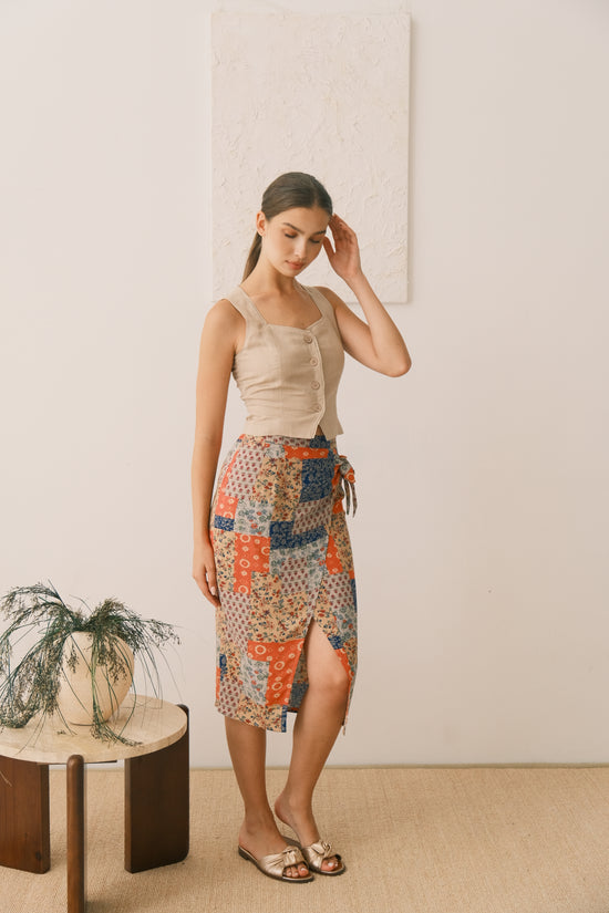 Lyla Wrap Skirt (Jaipur)