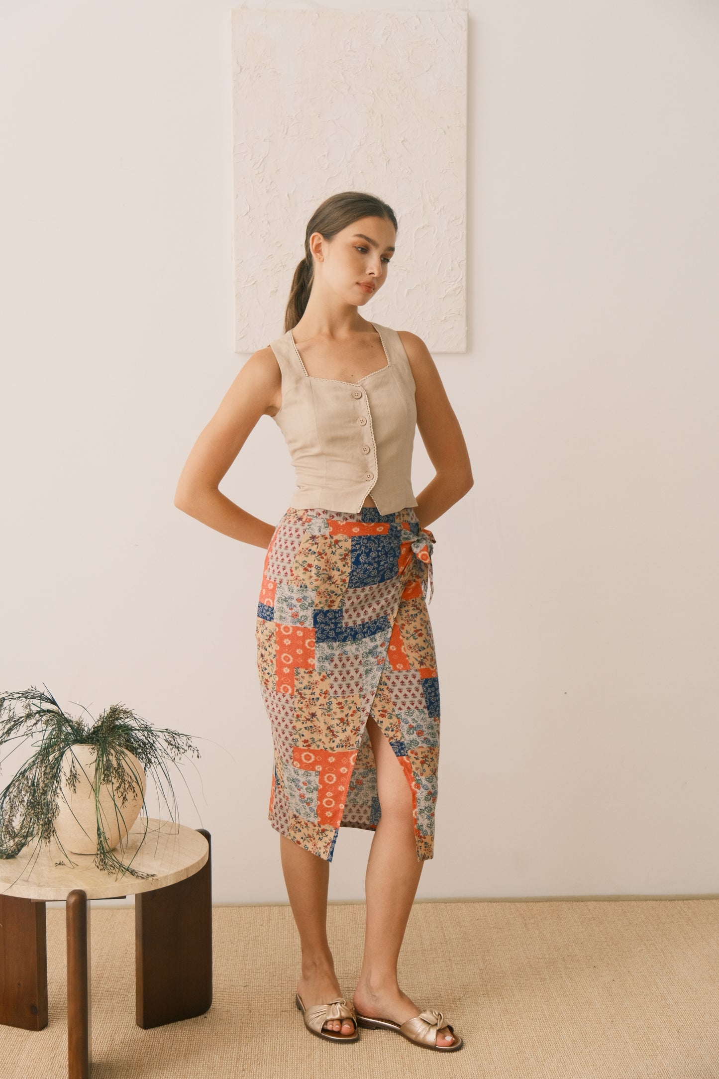 Lyla Wrap Skirt (Jaipur)