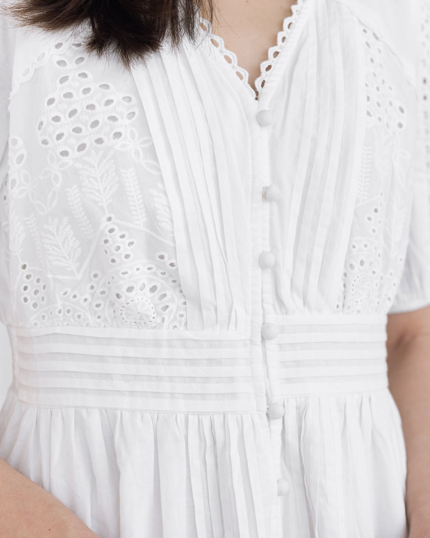 [PRE-ORDER] Jezz Button Down Midi Cotton Dress