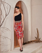 PREMIUM Batik Series: Everyday Wrap Skirt (Ruby Radiance)