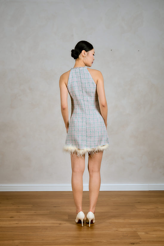 Embellished Shift Dress (Tweedy)