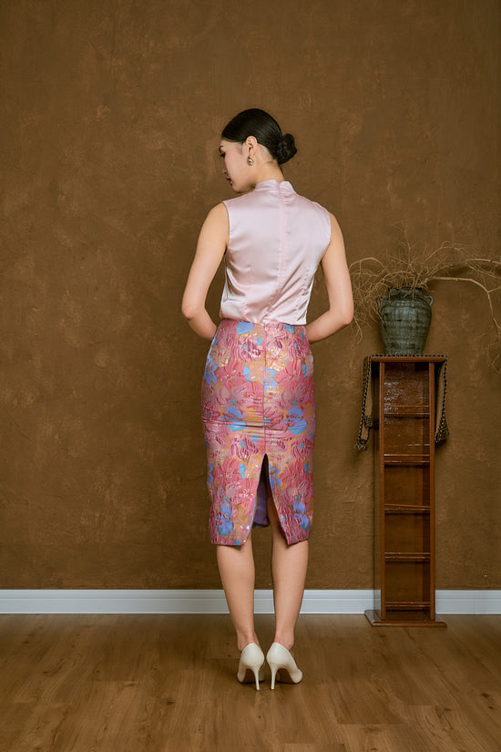 Xin Cheongsam Top (Coral)