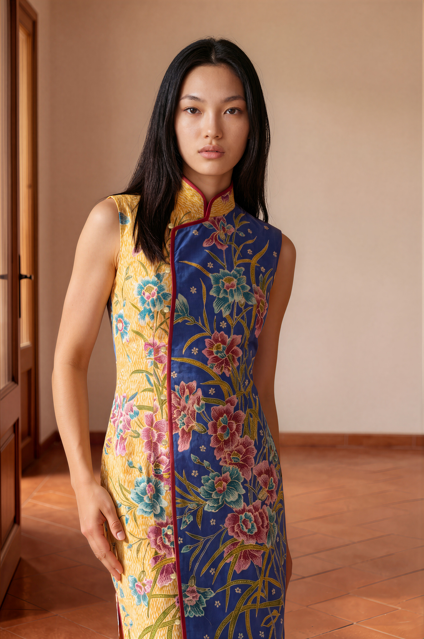 Batik Cheongsam Dress (YUÉ)