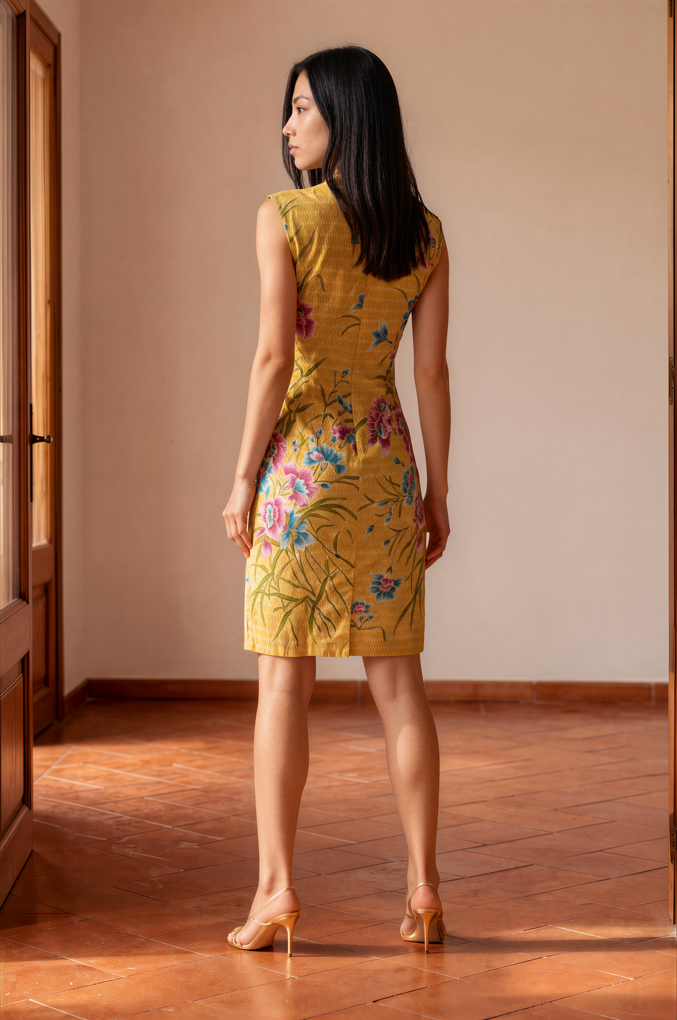 Batik Cheongsam Dress (YUÉ)