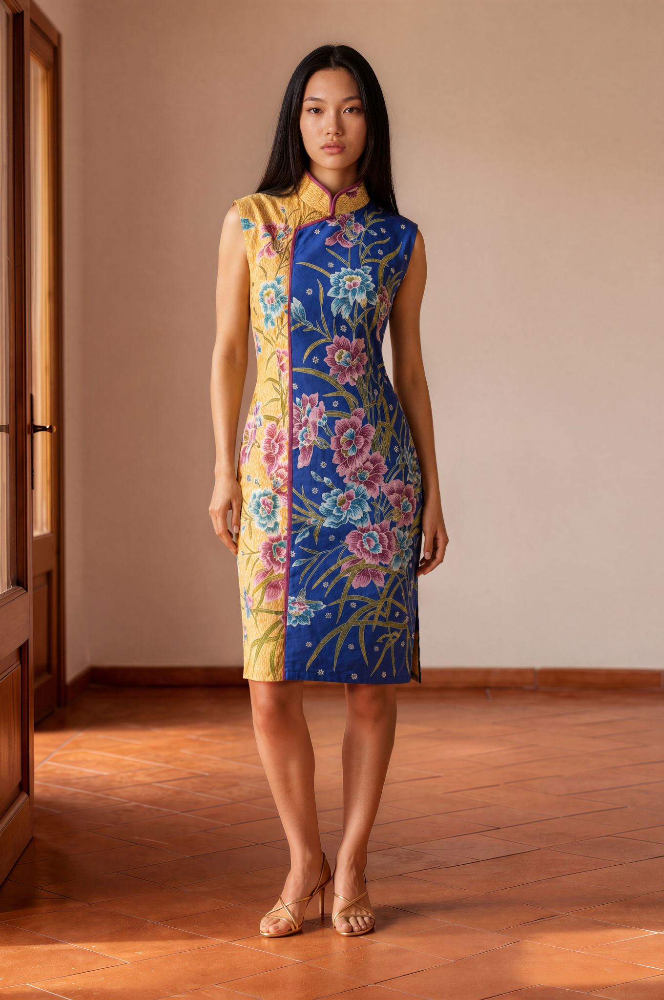 Batik Cheongsam Dress (YUÉ)