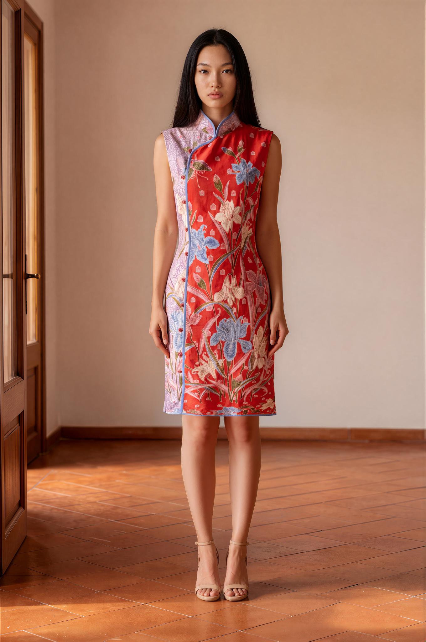 Batik Cheongsam Dress (LUMÉ)