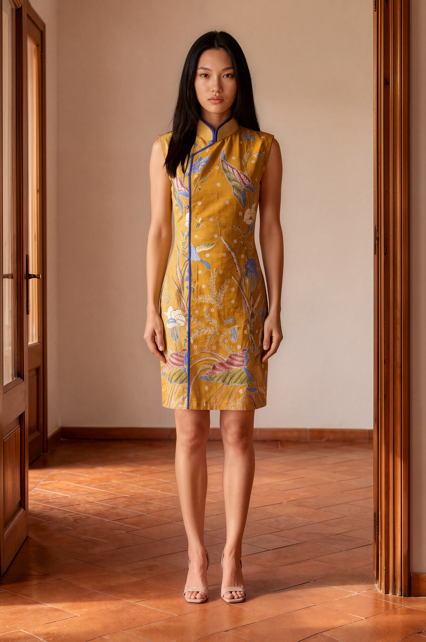 Batik Cheongsam Dress (ÉLAN)