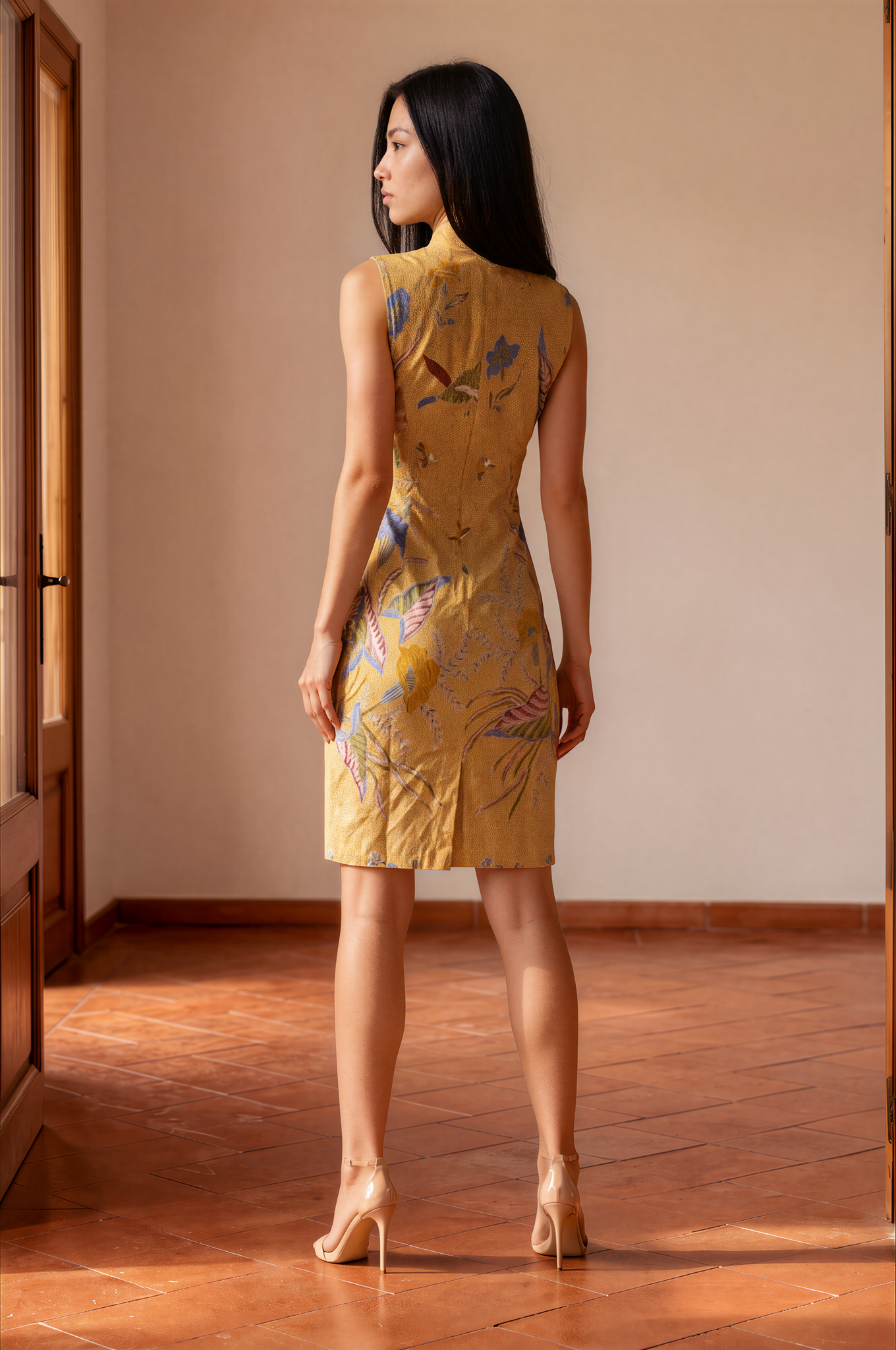 Batik Cheongsam Dress (ÉLAN)