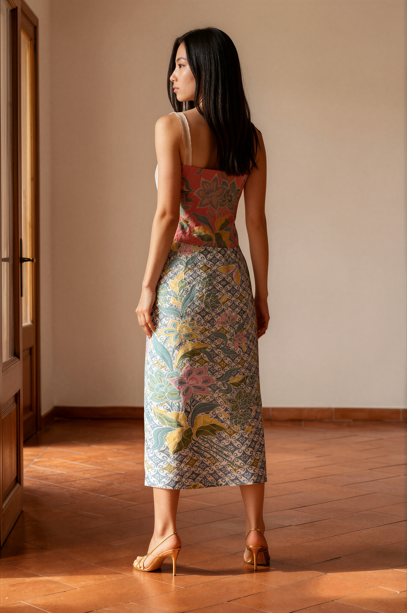 Nomiko Batik Skirt (Mekar)