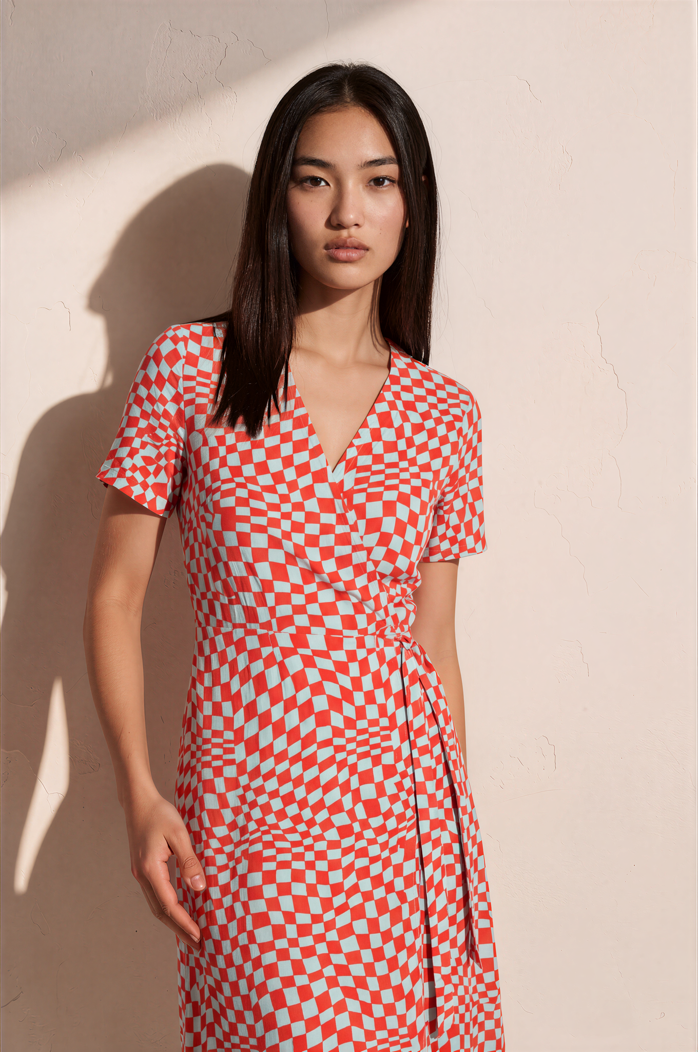 Retro Wrap Dress