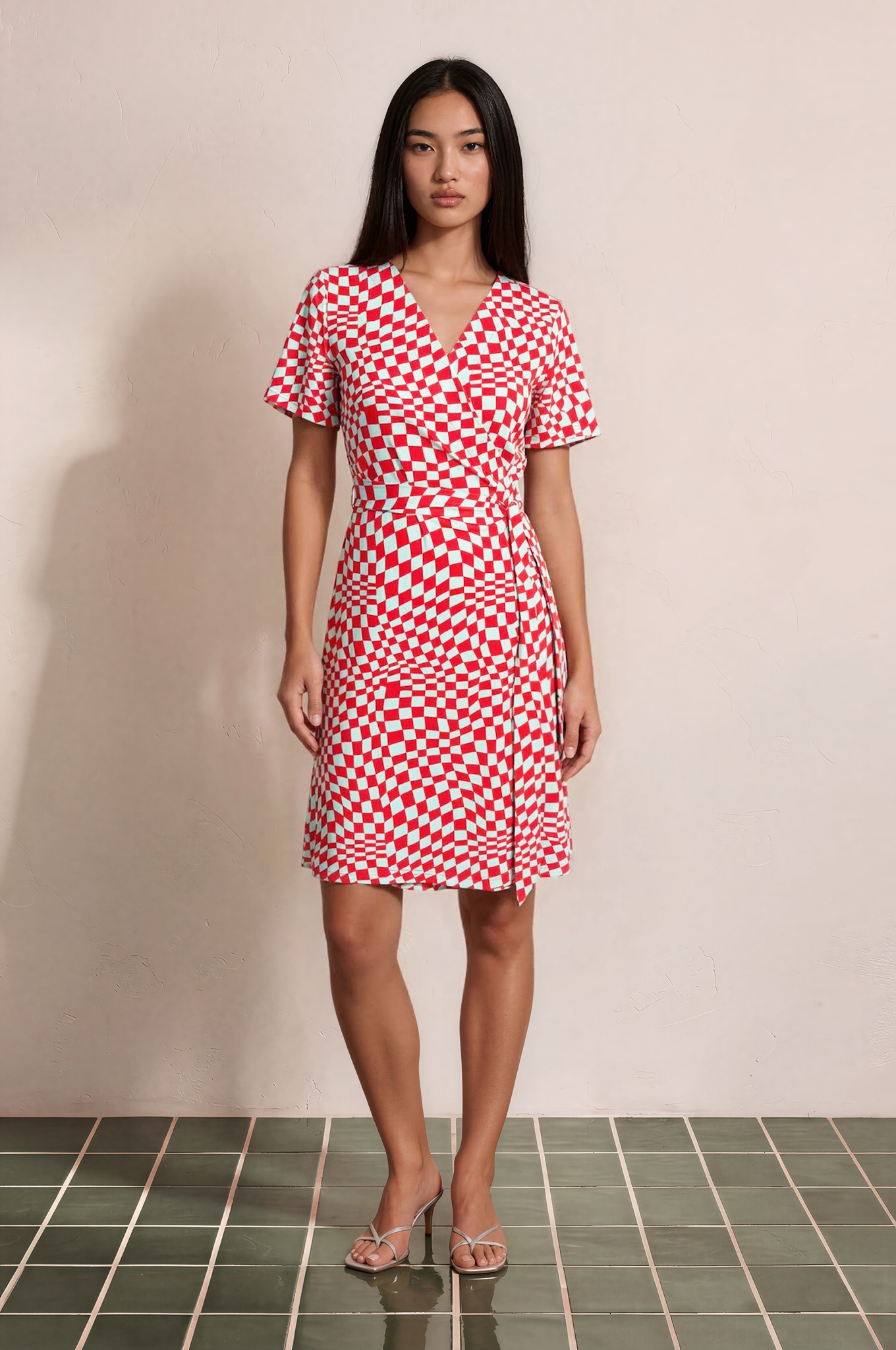 Retro Wrap Dress