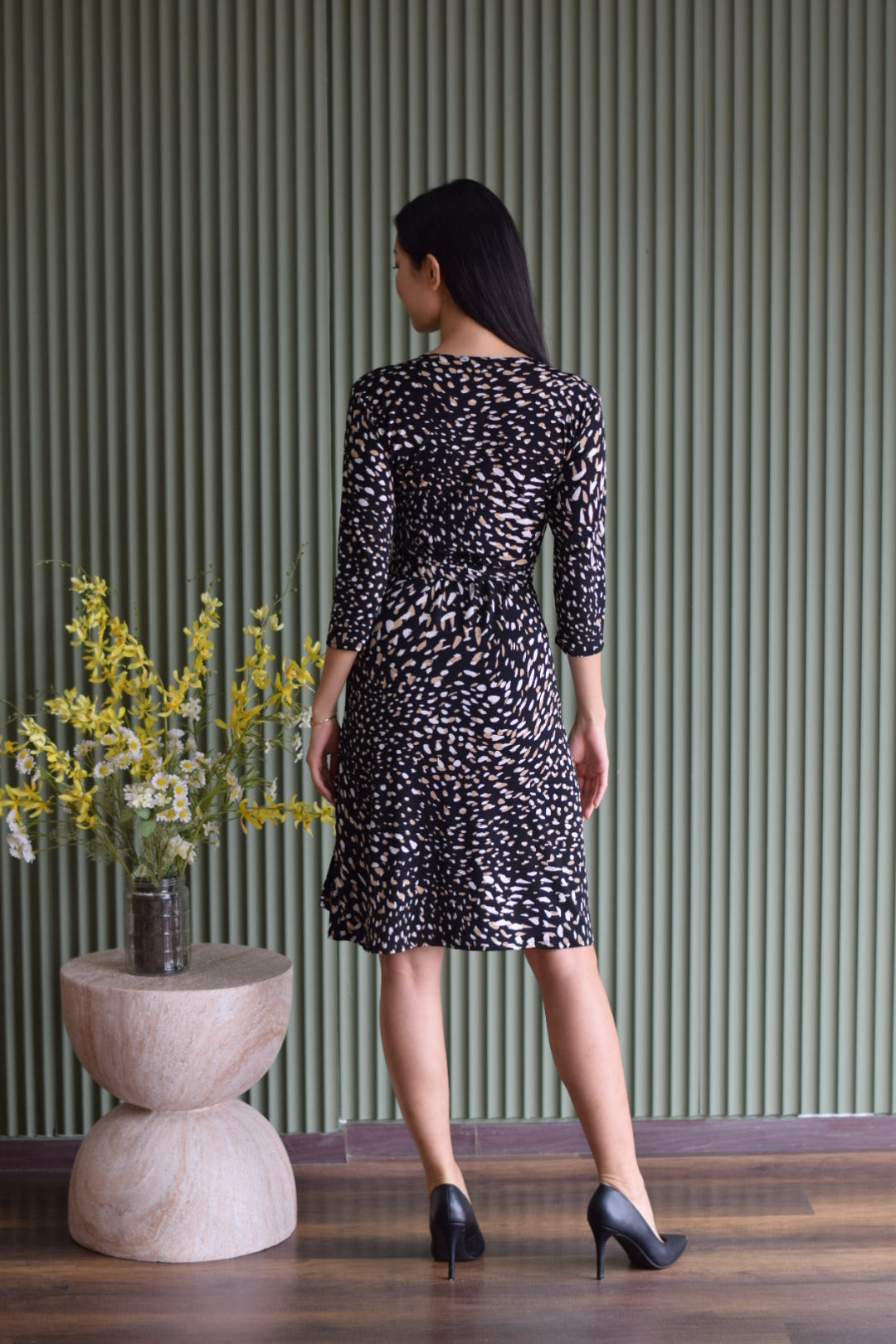 Winnie Midi Wrap Dress Florette The Label Winnie Midi Wrap Dress Florette The Label