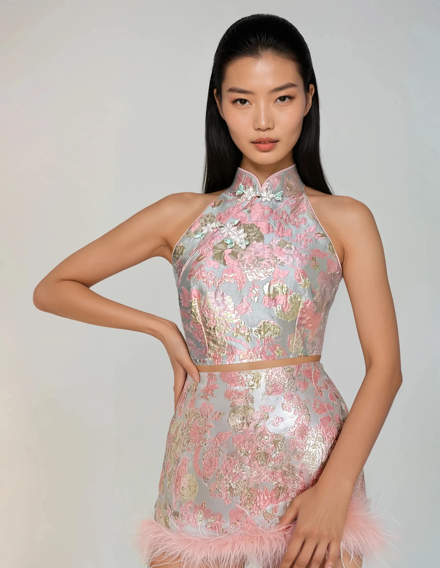 Lotus Cheongsam Top (Lianhua)
