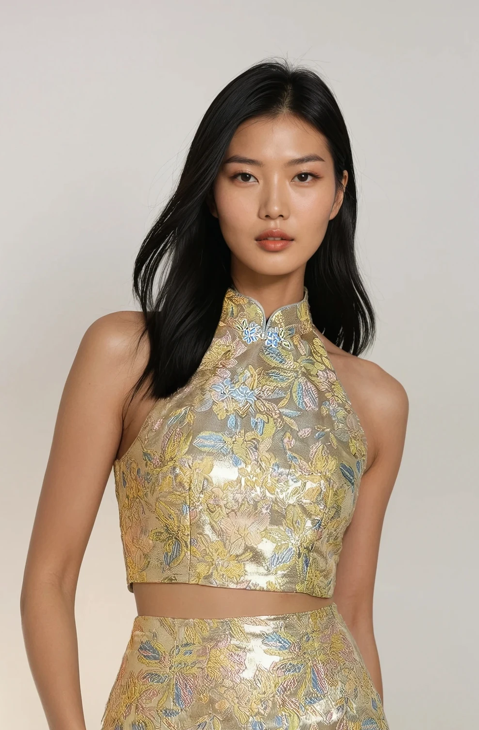 Lotus Cheongsam Top (Jinghua)