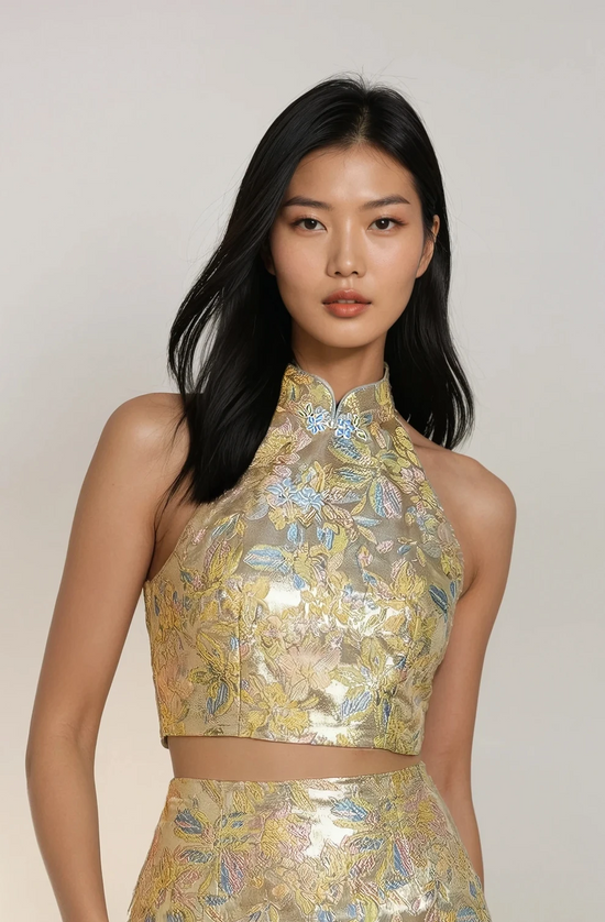 Lotus Cheongsam Top (Jinghua)