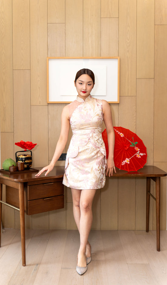 You Brocade Scallop Cheongsam (Grace)