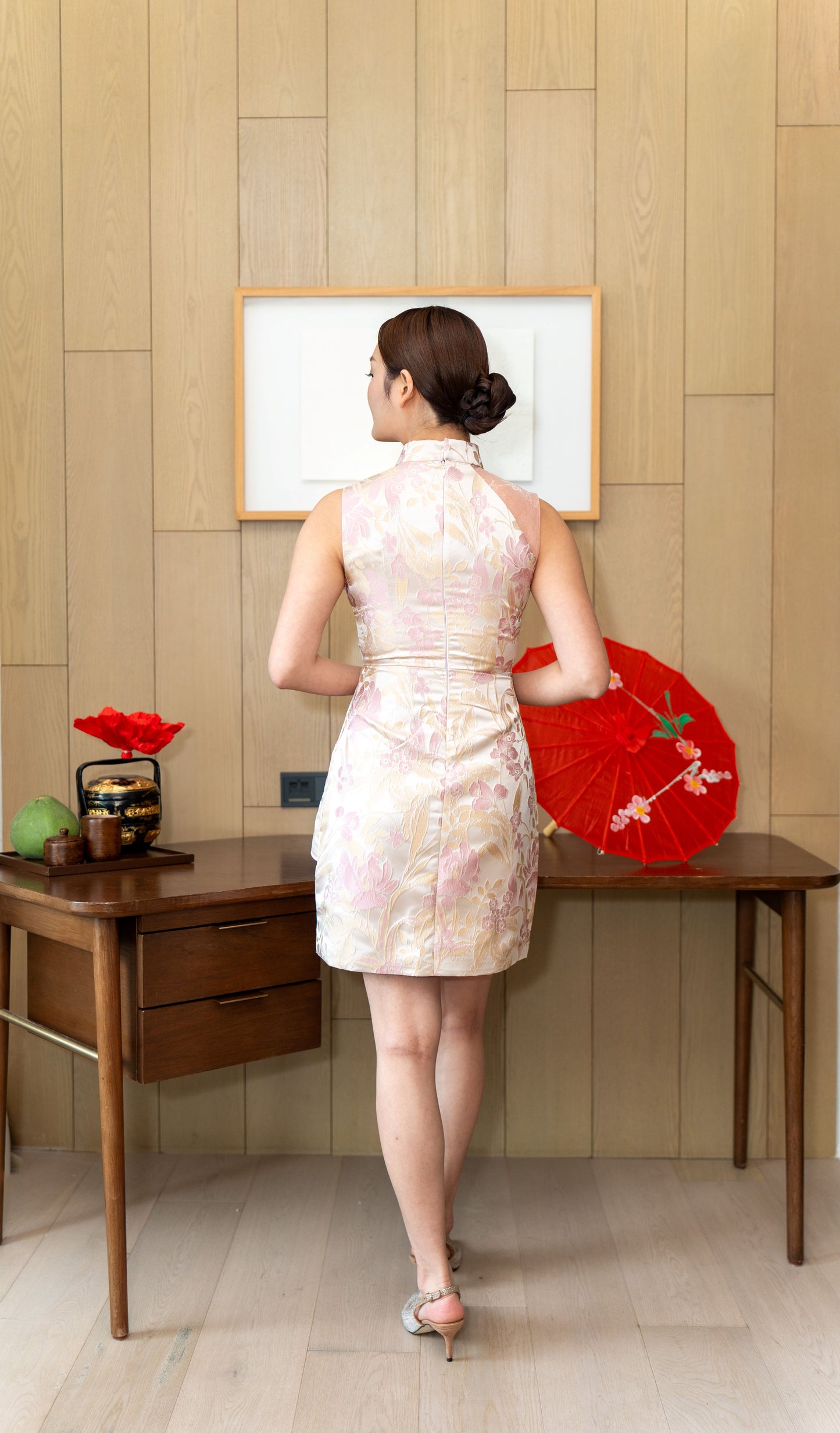 You Brocade Scallop Cheongsam (Grace)