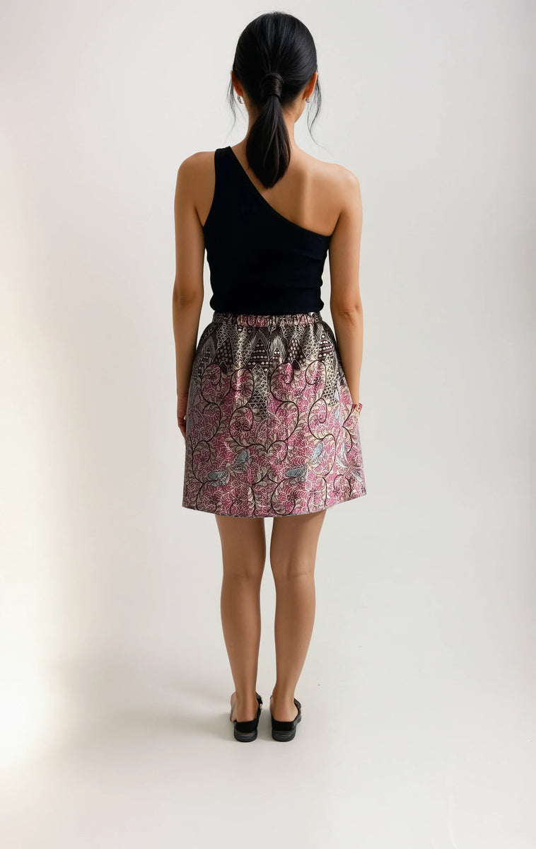 Pleated Batik Skirt (Bandung) – Florette The Label