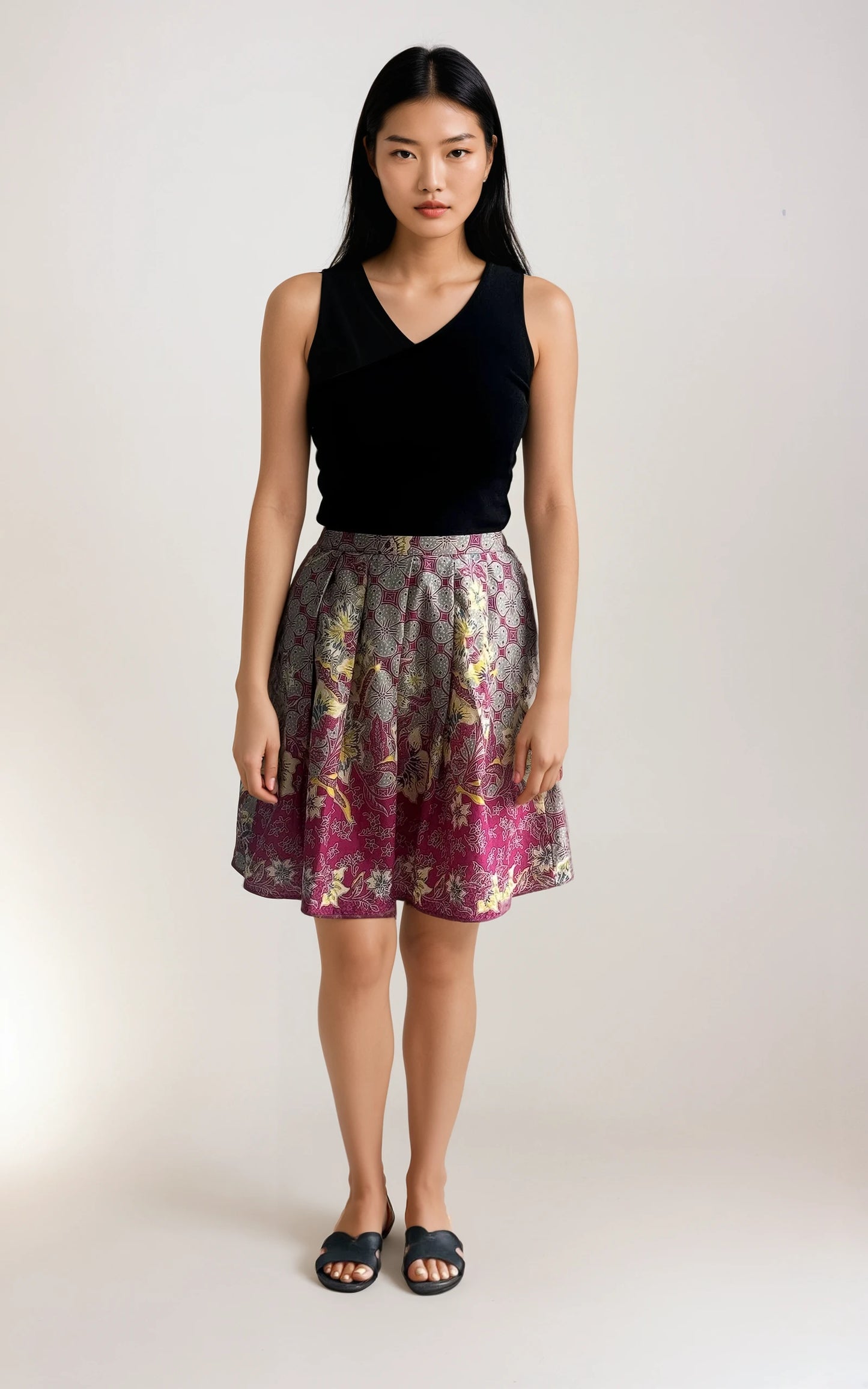 Pleated Batik Skirt (Java)