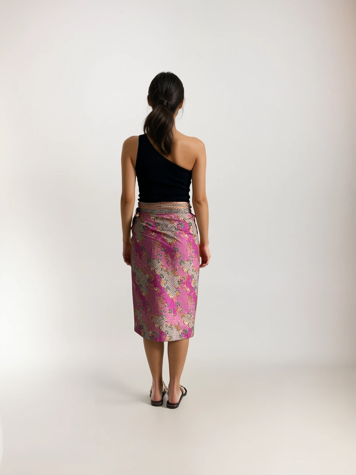 PREMIUM Batik Series: Everyday Wrap Skirt (Ombak Flora)